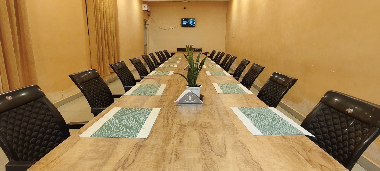 Conference room at Aamantran Greens Dhanbad
